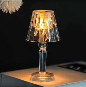 Led Night Light Crystal Diamond Table Lamp