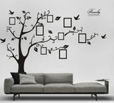 Black 3d Diy Photo Tree Pvc Wall Decals Adhesive Family Wall Stickers