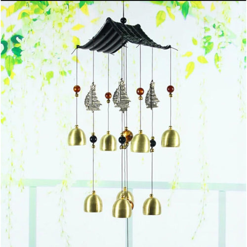 Wind Twin Metal Aluminum Wind Chimes Door Bells