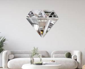 Diamond Mirror Home Wall Art